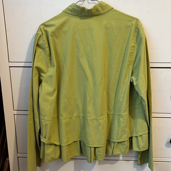 Eleven stitch design green cotton tunic SMALL - Picture 4 of 7